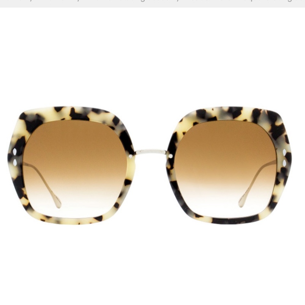 Isabel Marant Square Sunglasses IM0085S 9G0HA Cream Havana/Palladium 55mm
